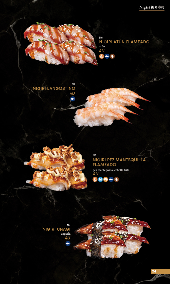 Menú Noche
